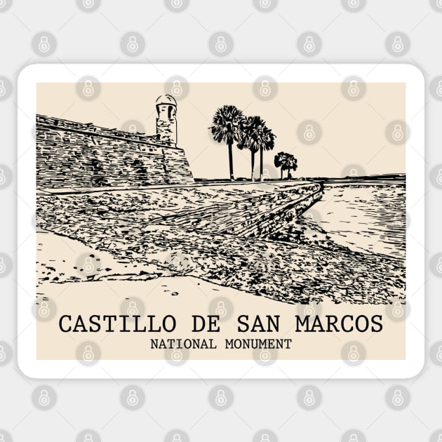 Castillo de San Marcos National Monument Sticker by Lakeric